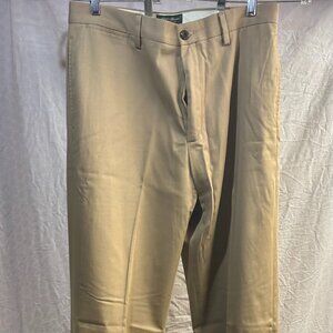Tan Chino Pants (34 waist - 38" inseam) - Wrinkle and Stain resistant